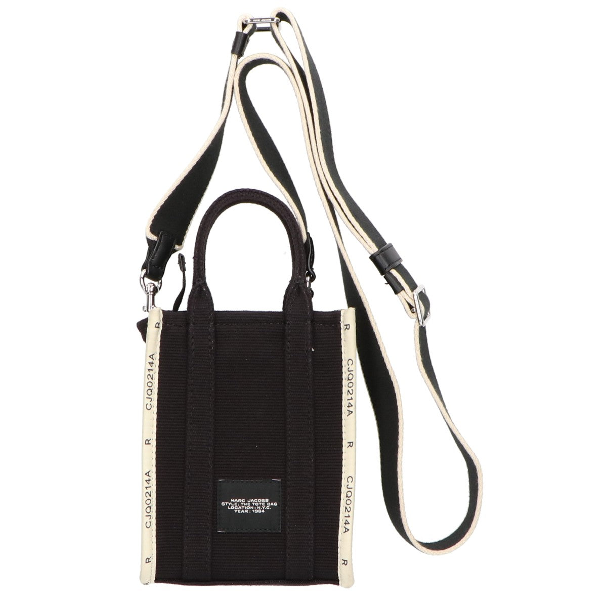 MARC JACOBS マーク ジェイコブス 【美品】2R3HCR027H01 THE JACQUARD MINI TOTE 2WAYショルダー ミニ トートバッグ