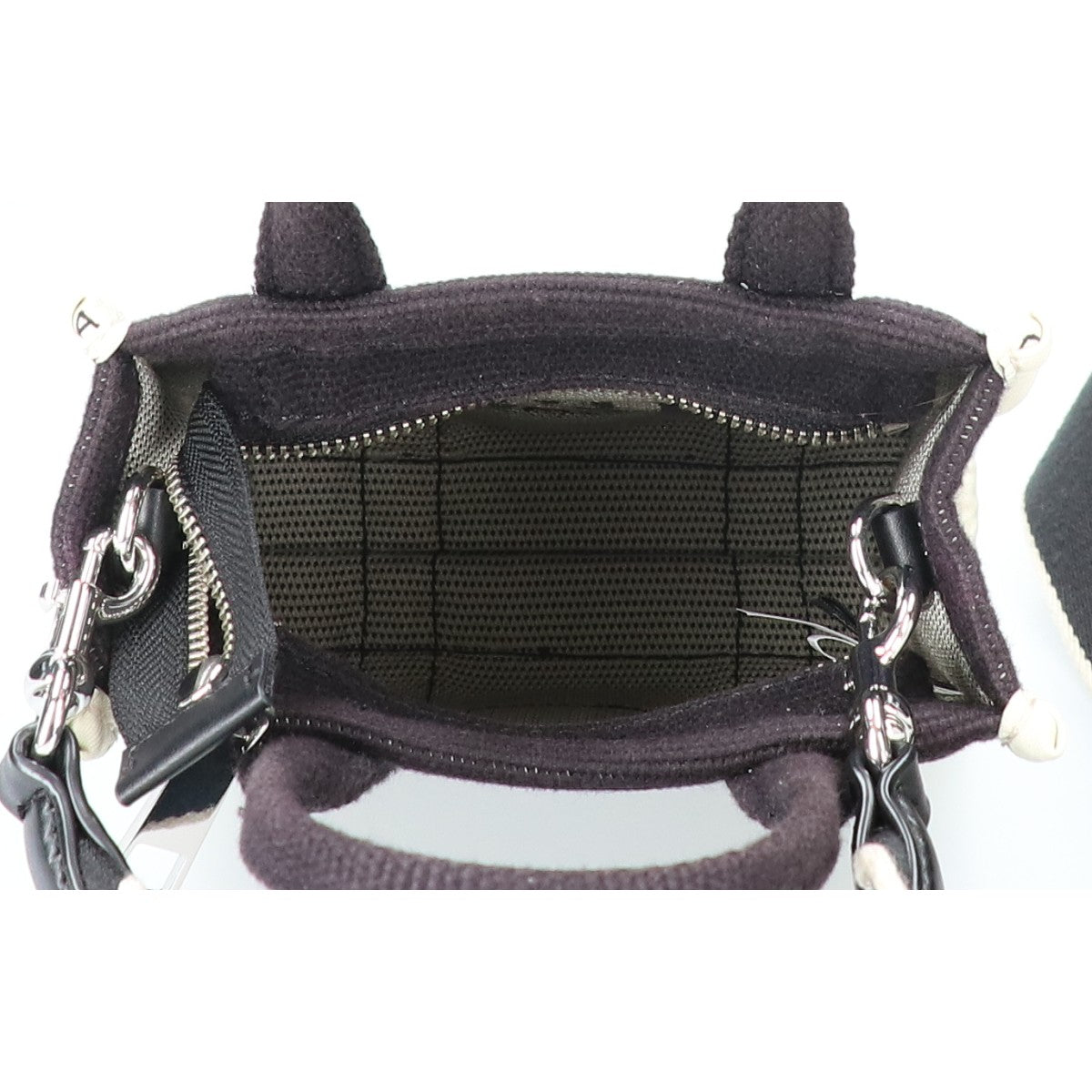 MARC JACOBS マーク ジェイコブス 【美品】2R3HCR027H01 THE JACQUARD MINI TOTE 2WAYショルダー ミニ トートバッグ