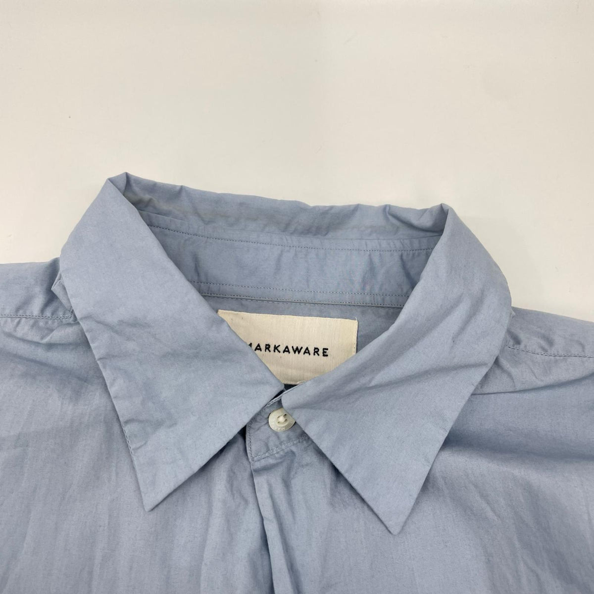 MARKAWARE マーカウエア A23A-11SH02C ブルー 長袖 シャツ トップス