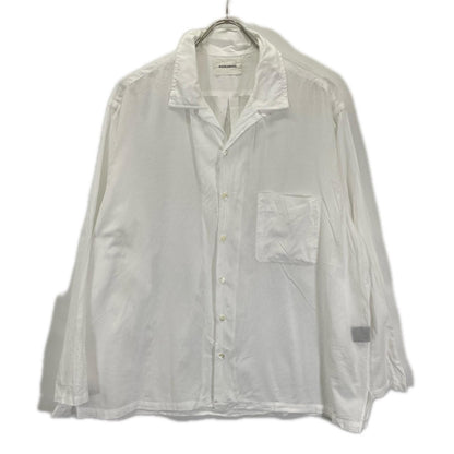 MARKAWARE マーカウエア A24A-18SH03C ホワイト オーガニックコットン テントロングシャツ トップス