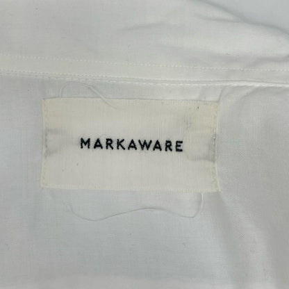 MARKAWARE マーカウエア A24A-18SH03C ホワイト オーガニックコットン テントロングシャツ トップス