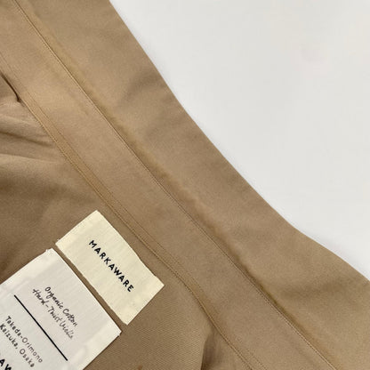 MARKAWARE マーカウエア A20A-07SH01C ブラウン オーガニックコットン テントロングシャツ トップス
