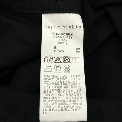 upper hights アッパーハイツ ブラック 半袖 ショートトレンチジャケット トップス