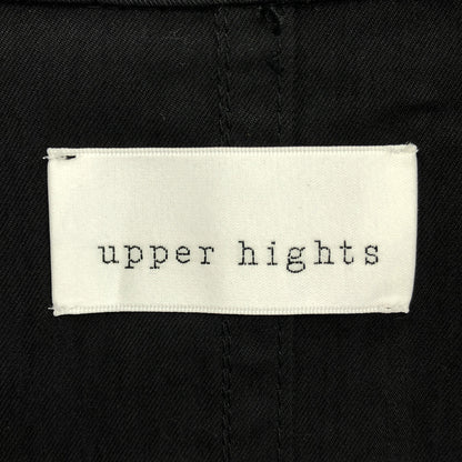 upper hights アッパーハイツ ブラック 半袖 ショートトレンチジャケット トップス