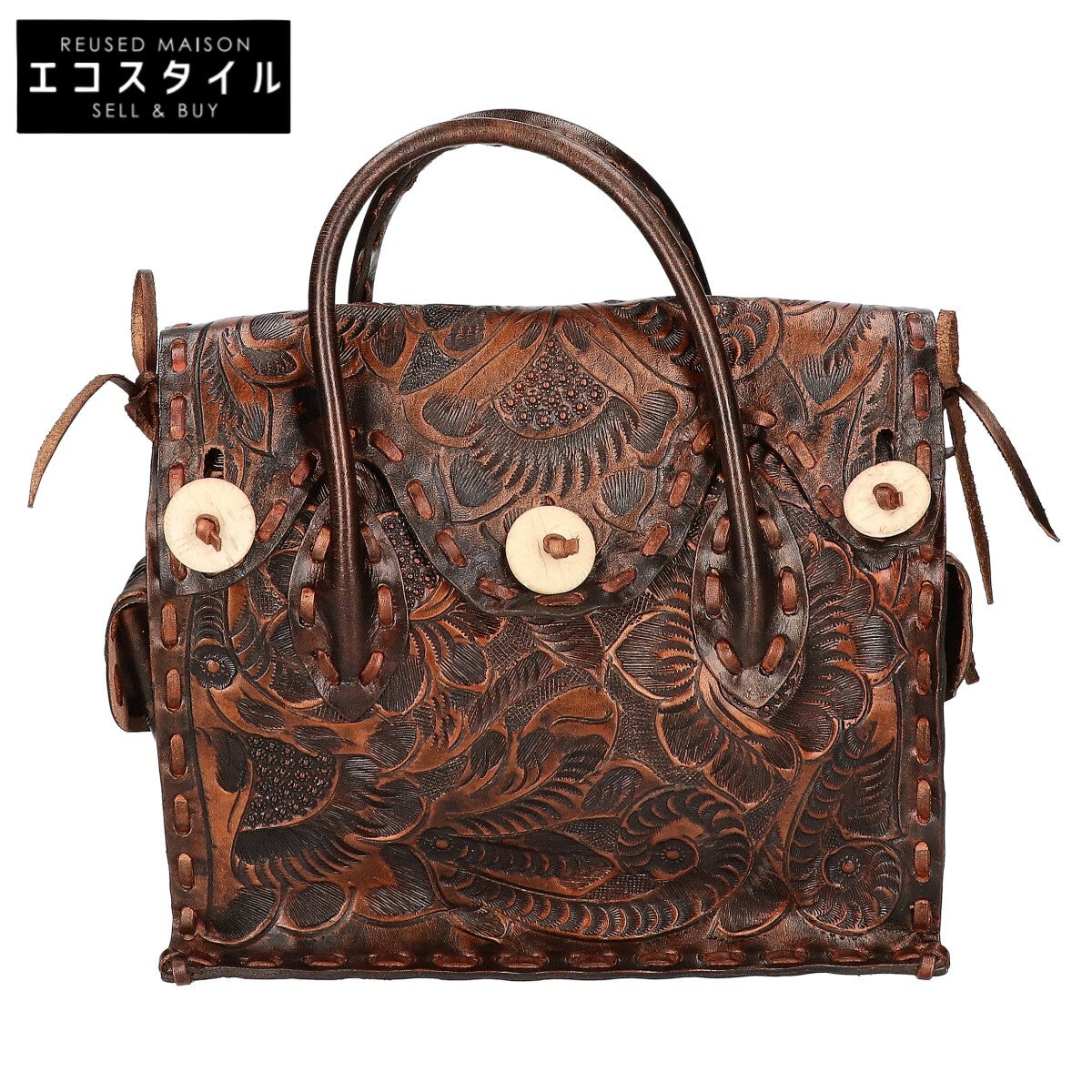 Carving Tribes カービングトライブス 【美品】Maestra S マエストラS レザー トートバッグ