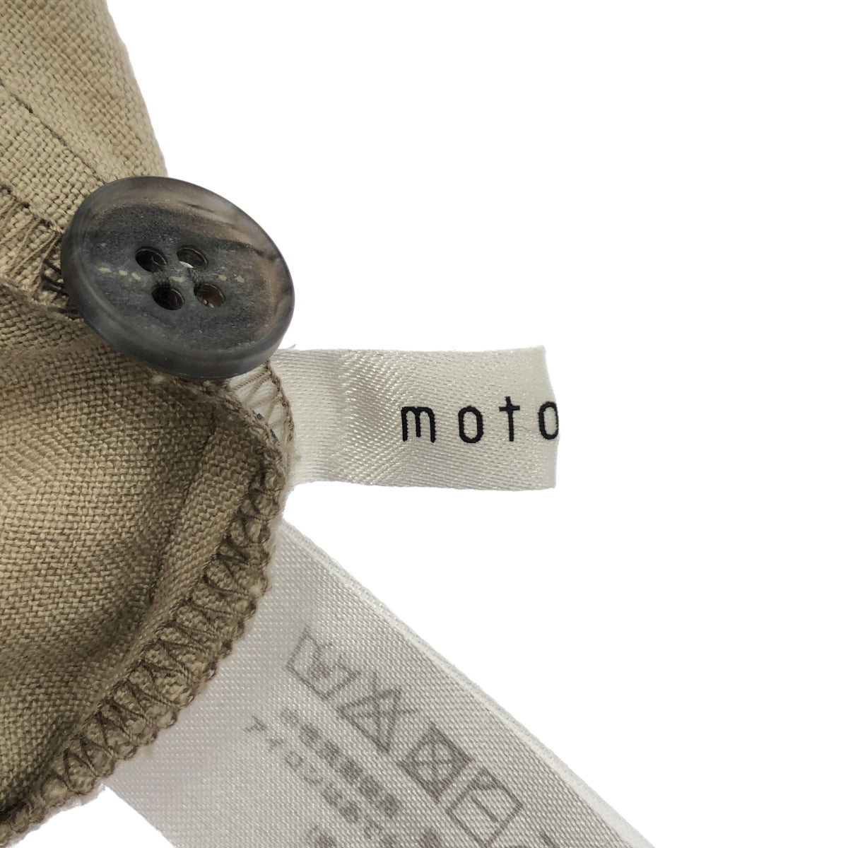 MOTOMI.M モトミ.M ベージュ リネン オールインワン ボトムス