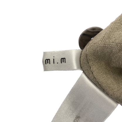 MOTOMI.M モトミ.M ベージュ リネン オールインワン ボトムス