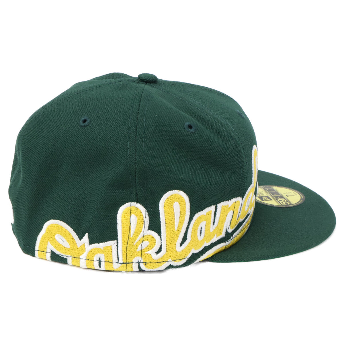 New Era ニューエラ 【美品】オークランド アスレチックス 59FIFTY サイドスプリット キャップ 帽子