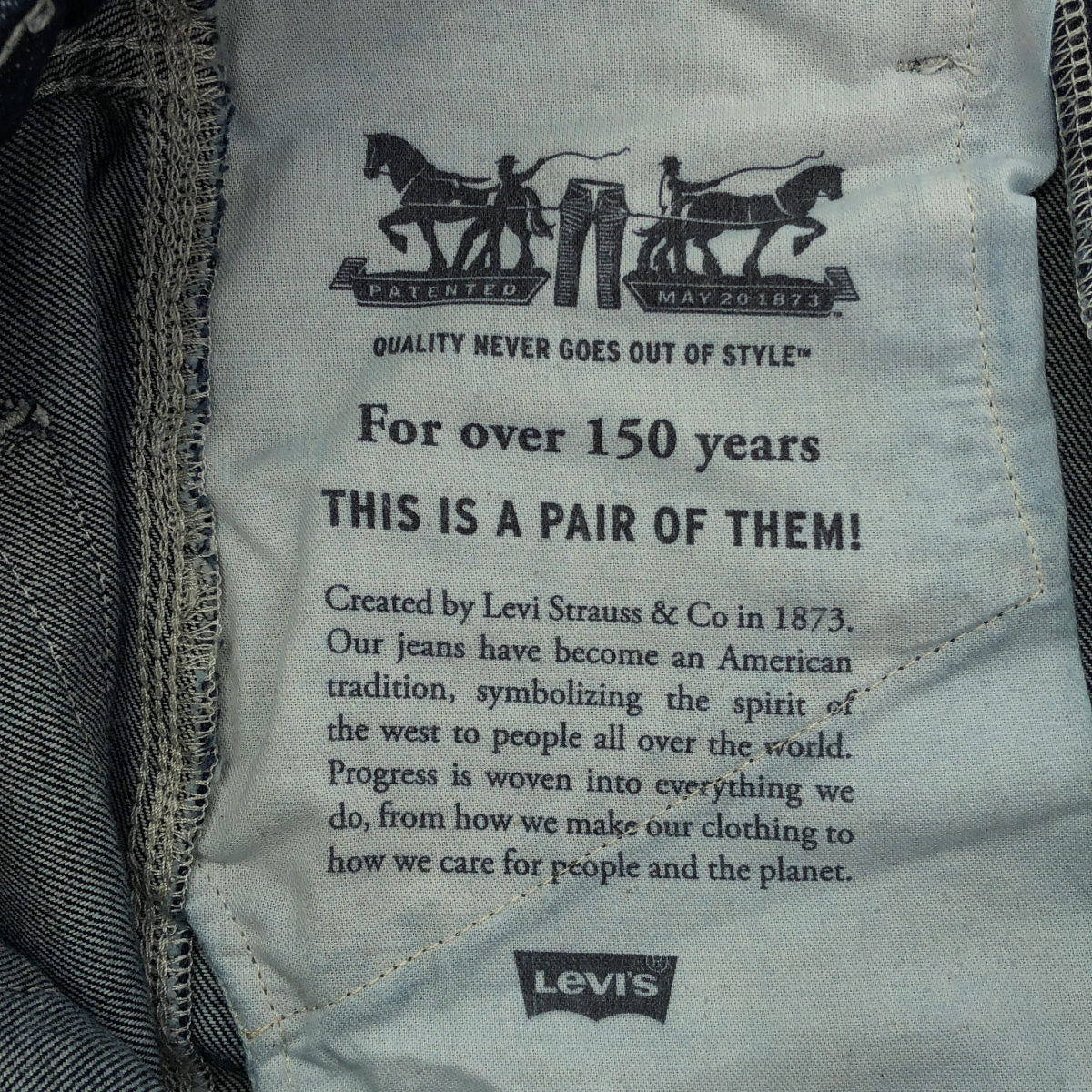 LEVI'S リーバイス インディゴ ダブルニージーンズ ボトムス