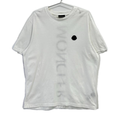 MONCLER モンクレール 20年製 ホワイト×ブラック ラバーワッペン MAGLIA Tシャツ トップス
