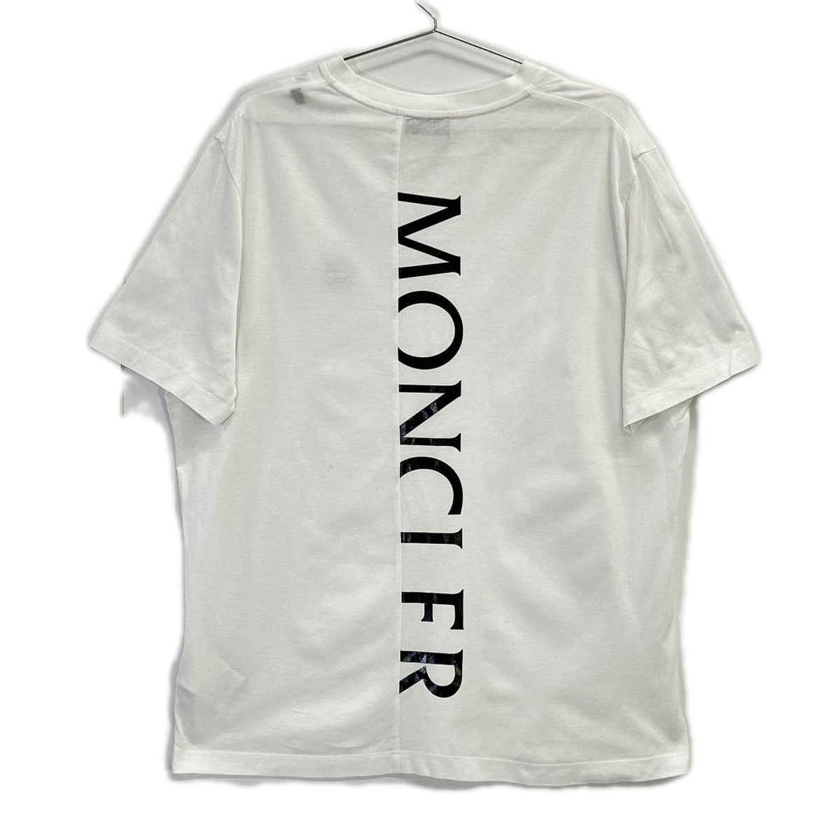 MONCLER モンクレール 20年製 ホワイト×ブラック ラバーワッペン MAGLIA Tシャツ トップス