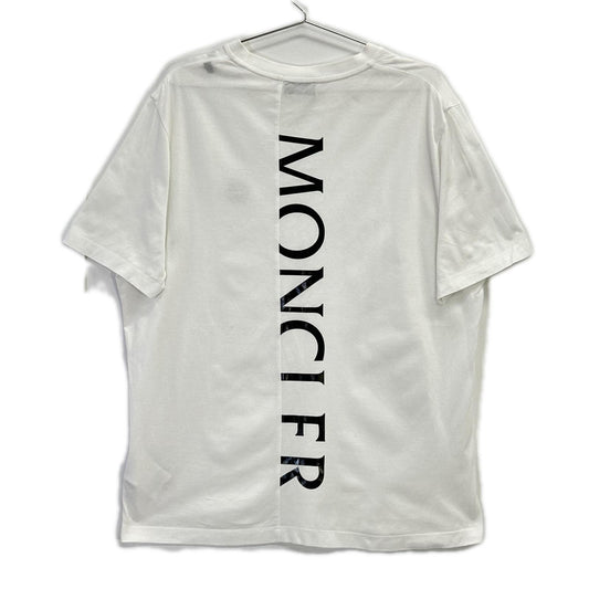 MONCLER モンクレール 20年製 ホワイト×ブラック ラバーワッペン MAGLIA Tシャツ トップス