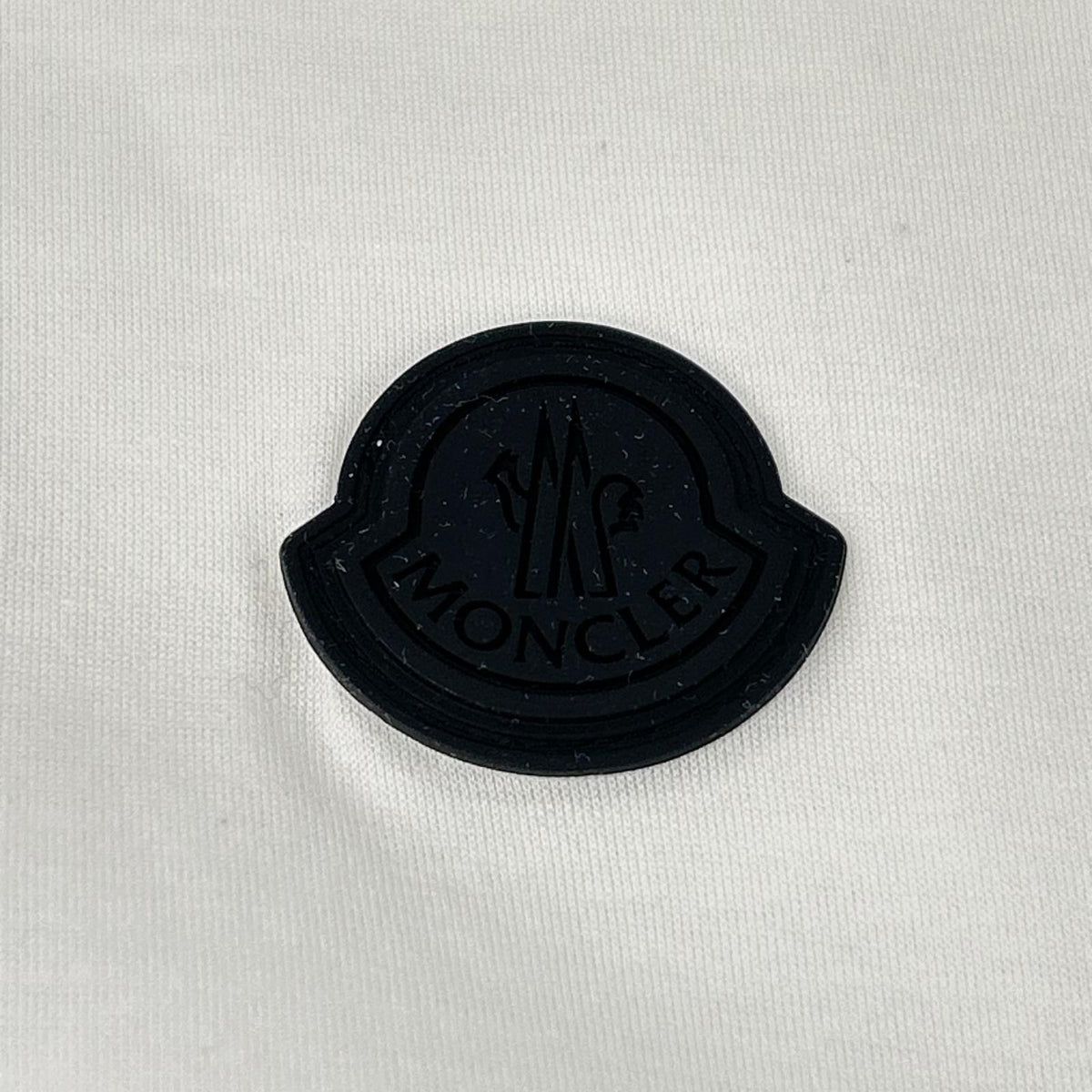 MONCLER モンクレール 20年製 ホワイト×ブラック ラバーワッペン MAGLIA Tシャツ トップス