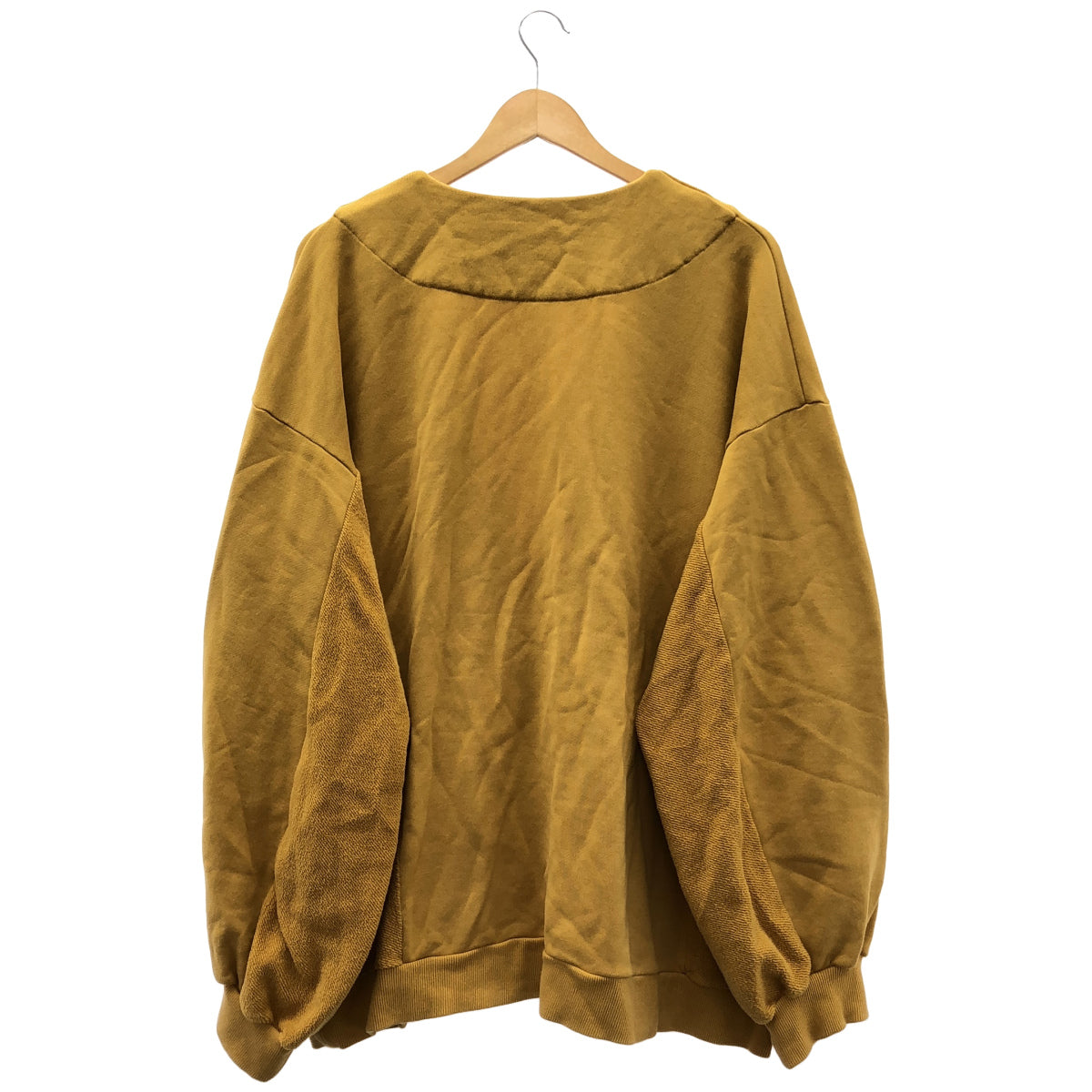 my beautiful landlet マイ ビューティフル ランドレット 24SS マスタード HEAVY FRENCH TERRY CARDIGAN トップス