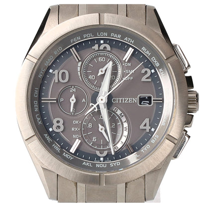 CITIZEN シチズン AT8160-55H H800 ATTESA アテッサ クロノグラフ エコ・ドライブ電波 腕時計
