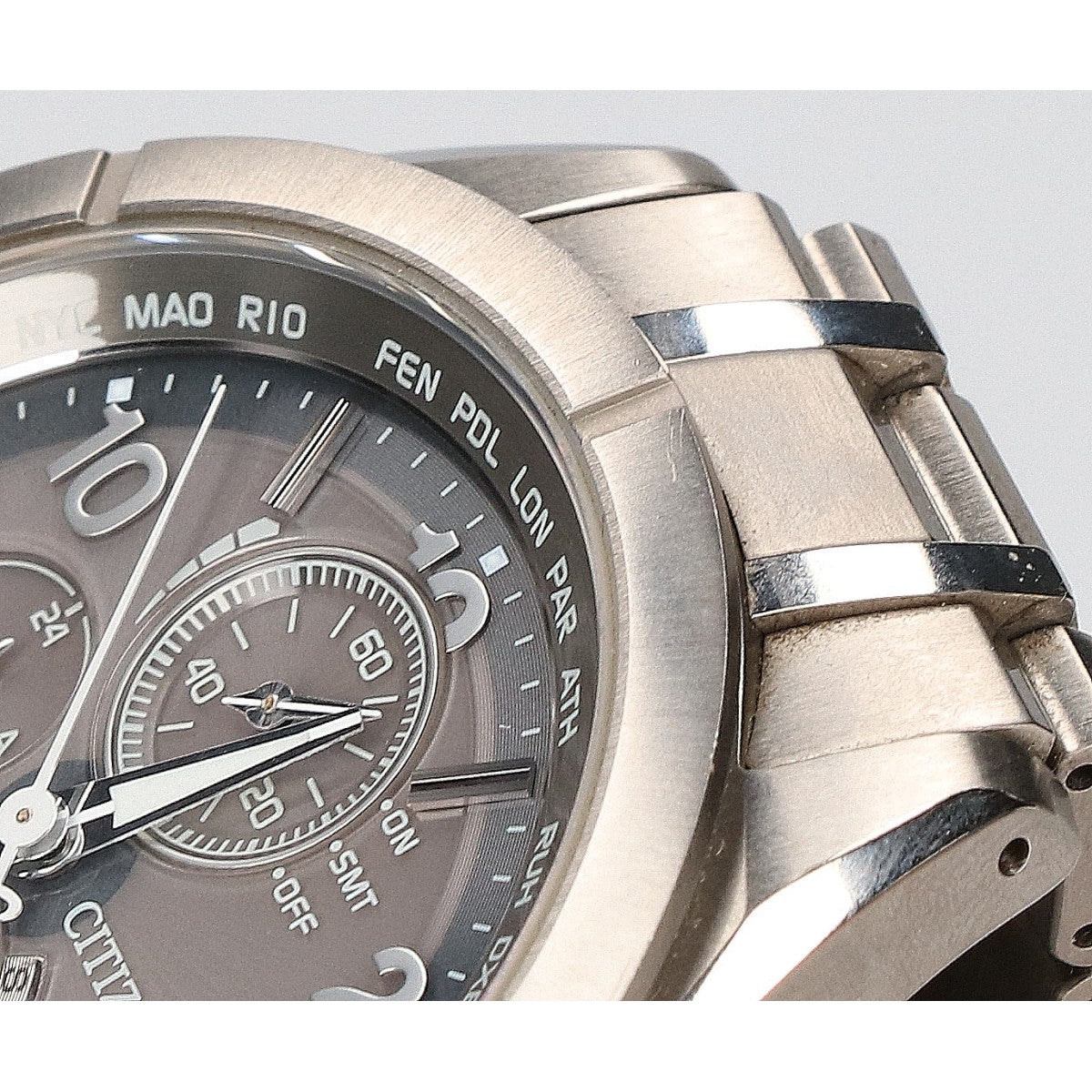 CITIZEN シチズン AT8160-55H H800 ATTESA アテッサ クロノグラフ エコ・ドライブ電波 腕時計