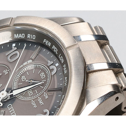 CITIZEN シチズン AT8160-55H H800 ATTESA アテッサ クロノグラフ エコ・ドライブ電波 腕時計
