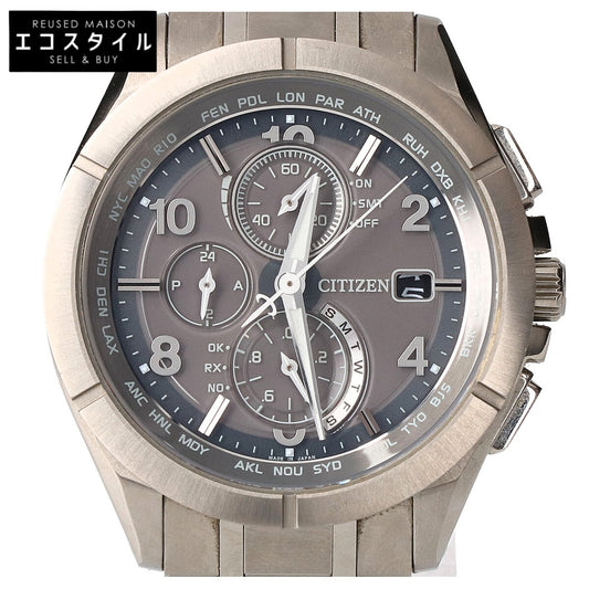 CITIZEN シチズン AT8160-55H H800 ATTESA アテッサ クロノグラフ エコ・ドライブ電波 腕時計