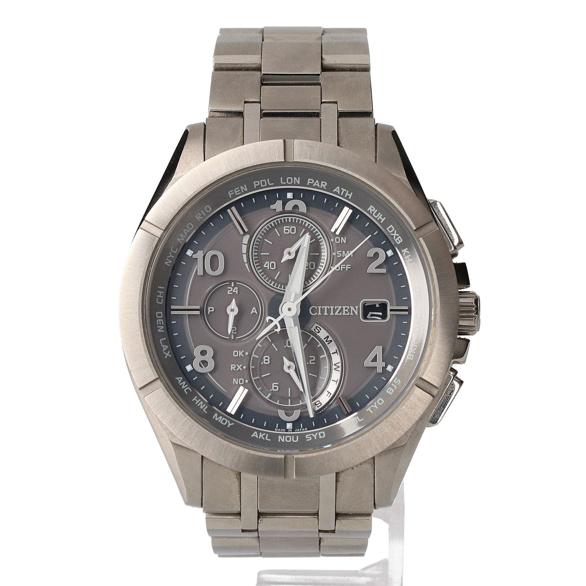 CITIZEN シチズン AT8160-55H H800 ATTESA アテッサ クロノグラフ エコ・ドライブ電波 腕時計
