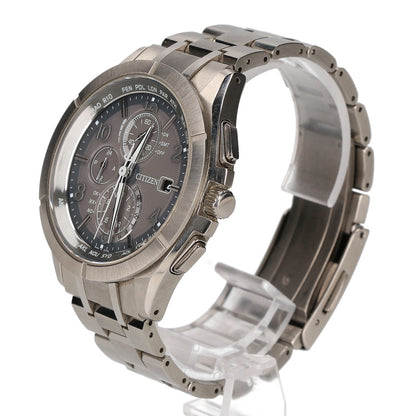 CITIZEN シチズン AT8160-55H H800 ATTESA アテッサ クロノグラフ エコ・ドライブ電波 腕時計
