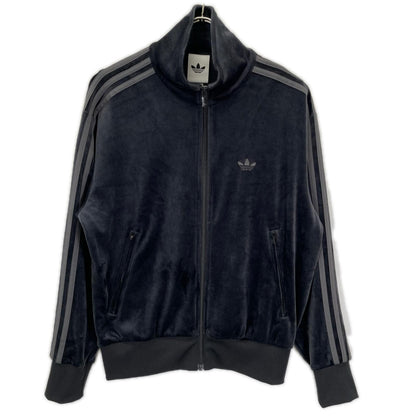 adidas アディダス KQ5474 ネイビー FB TT ベロア トラックトップ ジャケット