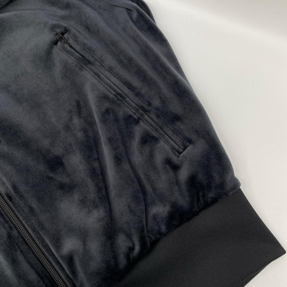 adidas アディダス KQ5474 ネイビー FB TT ベロア トラックトップ ジャケット