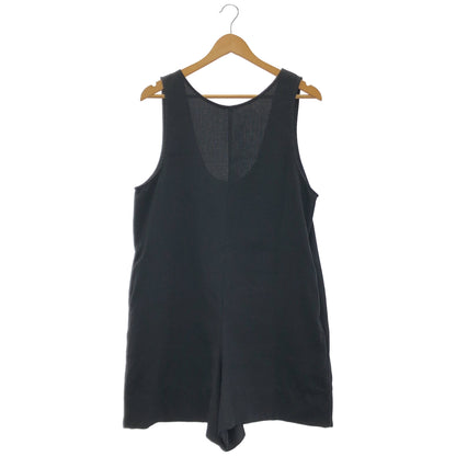 ADAWAS アダワズ ブラック BUTCHER SHORT ROMPERS ボトムス