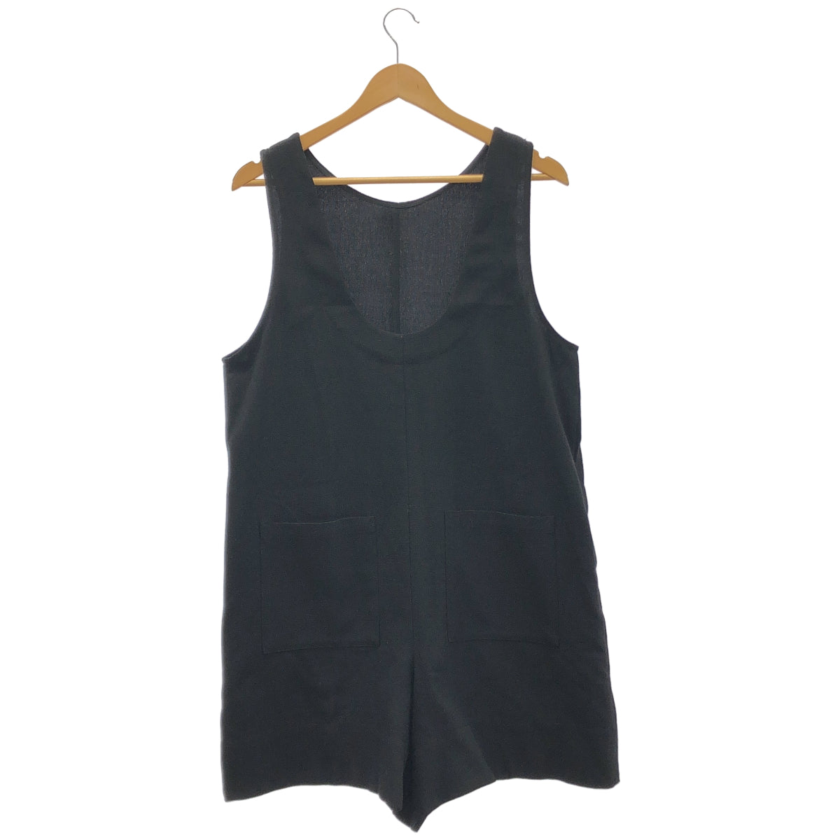 ADAWAS アダワズ ブラック BUTCHER SHORT ROMPERS ボトムス