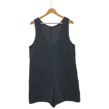 ADAWAS アダワズ ブラック BUTCHER SHORT ROMPERS ボトムス