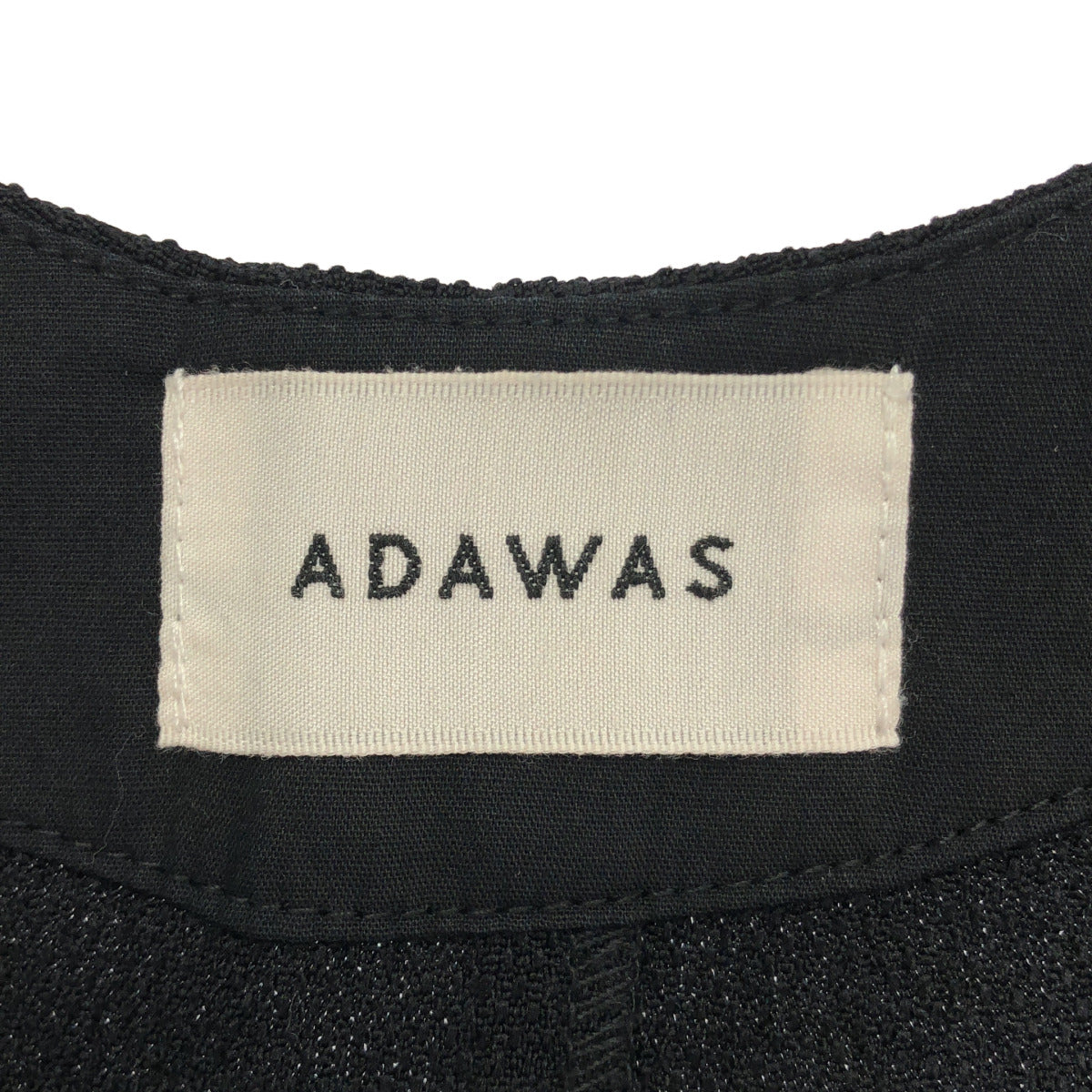 ADAWAS アダワズ ブラック BUTCHER SHORT ROMPERS ボトムス