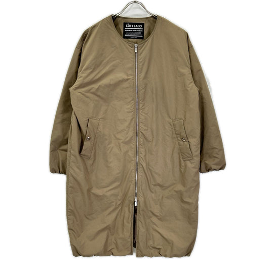 LOFT LABO ロフトラボ TL17FJK12 ベージュ ノーカラー ダウンジャケット ジャケット
