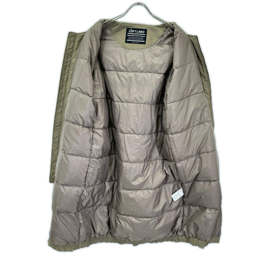 LOFT LABO ロフトラボ TL17FJK12 ベージュ ノーカラー ダウンジャケット ジャケット