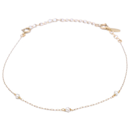 KAORU カオル 【美品】K10 パール チェーン ブレスレット
