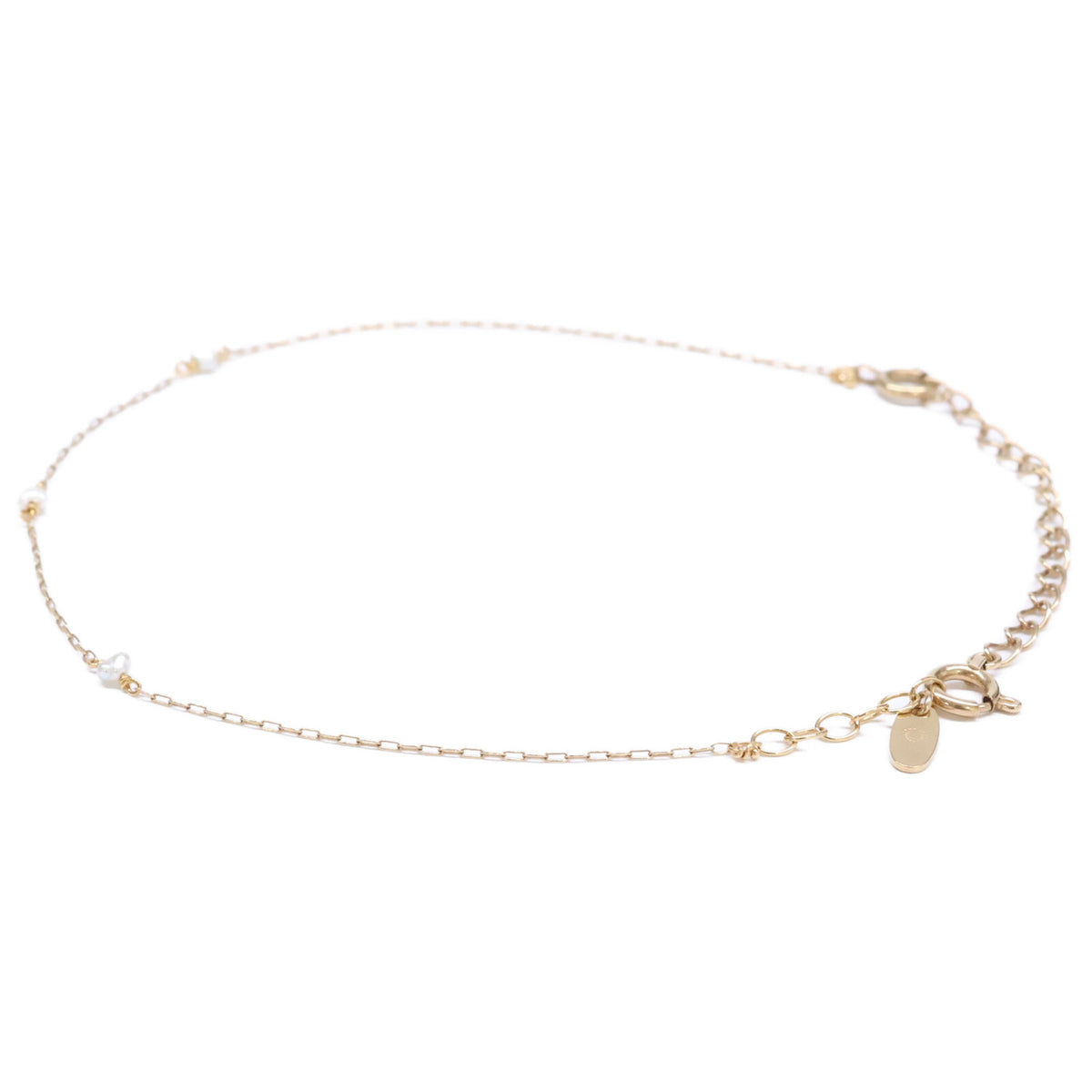 KAORU カオル 【美品】K10 パール チェーン ブレスレット