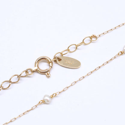 KAORU カオル 【美品】K10 パール チェーン ブレスレット