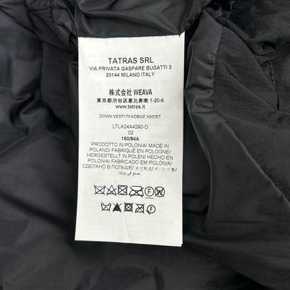 TATRAS タトラス 24年製 ブラック CHACCLE ダウンベスト ベスト