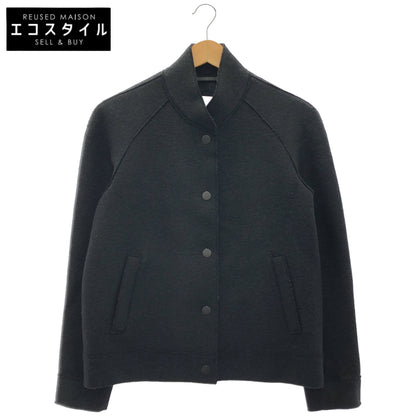 HARRIS WHARF LONDON ハリスワーフロンドン ブラック ウール ノーカラージャケット トップス