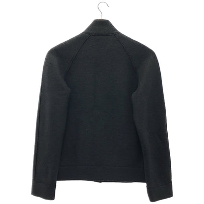 HARRIS WHARF LONDON ハリスワーフロンドン ブラック ウール ノーカラージャケット トップス