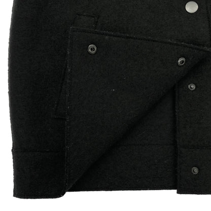 HARRIS WHARF LONDON ハリスワーフロンドン ブラック ウール ノーカラージャケット トップス