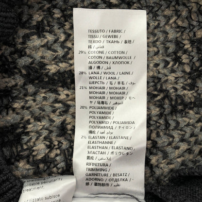 STELLA McCARTNEY ステラマッカートニー ブラック ウール レオパード ニットカーディガン トップス