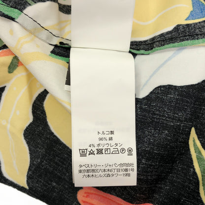 Kate spade ケイトスペード ブラック系 花柄 半袖ワンピース トップス