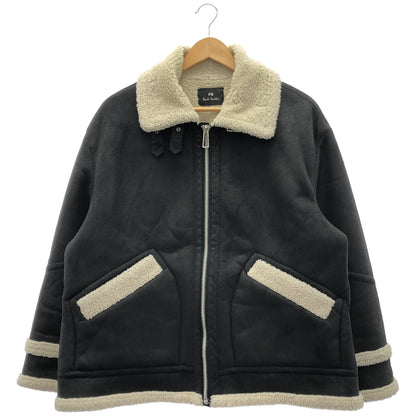 PS Paul Smith ピーエスポールスミス JK.PS.YW.0900 ブラック ボア ムートンジャケット トップス