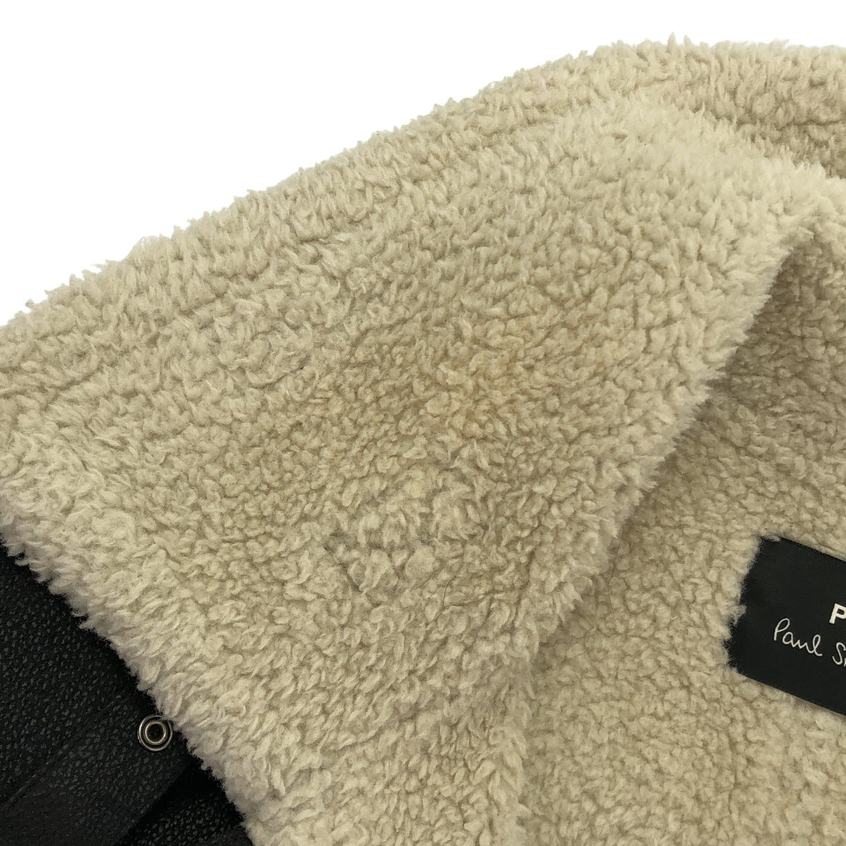 PS Paul Smith ピーエスポールスミス JK.PS.YW.0900 ブラック ボア ムートンジャケット トップス