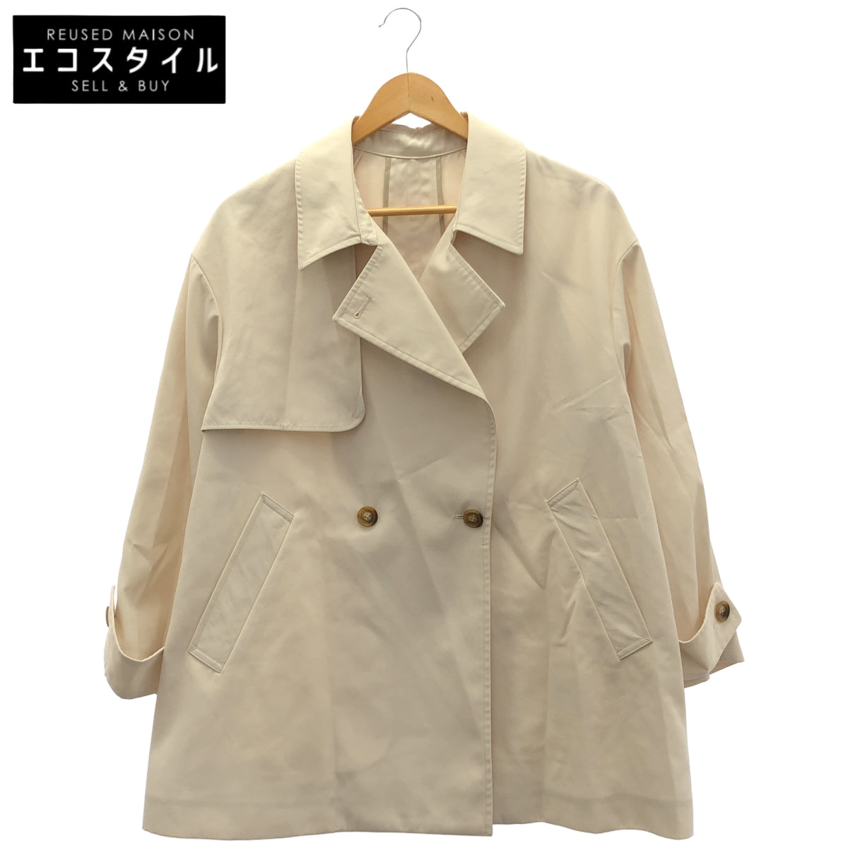 UNITED ARROWS ユナイテッドアローズ ベージュ ミドル トレンチ コート 撥水 トップス