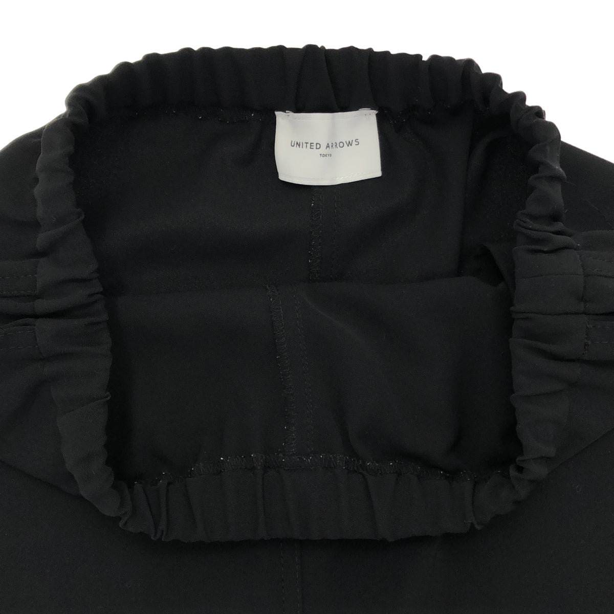 UNITED ARROWS ユナイテッドアローズ ブラック フロントスリット イージー タイトスカート ボトムス