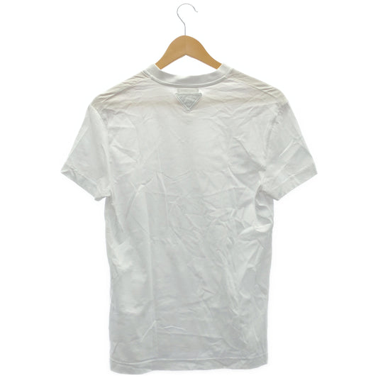 PRADA プラダ UJM493 S181 ILJK ホワイト Vネック Tシャツ トップス