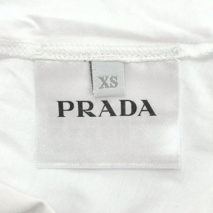 PRADA プラダ UJM493 S181 ILJK ホワイト Vネック Tシャツ トップス