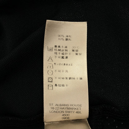 BURBERRY バーバリー ブラック×レッド ハーフジップ 半袖トップス トップス