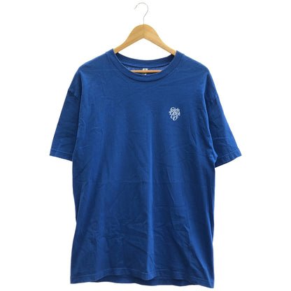 GIRLS DON'T CRY ガールズドントクライ ブルー ロゴ コットン ショートスリーブ Tシャツ トップス