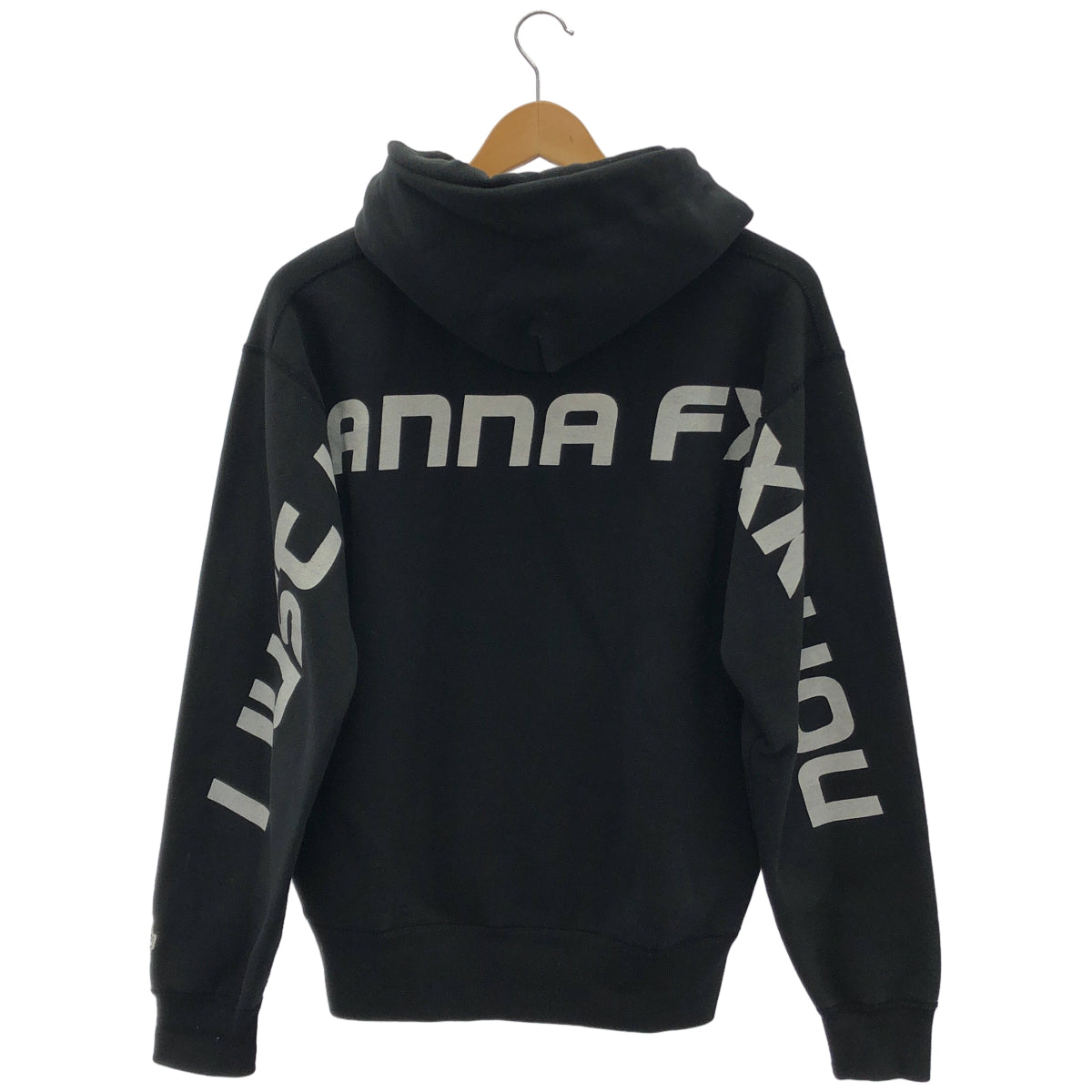 FR2 エフアールツー ブラック I JUST WANNA FXXK YOU ロゴ プリント パーカー トップス
